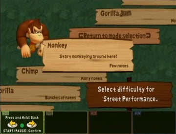 Donkey Konga | GameCube | gameplay screenshot | region=North America | source-country= | zypher-v2 | moby-3dd5732f0127 | Data by MobyGames.com