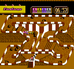 
Ivan 'Ironman' Stewart's Super Off Road | NES | gameplay screenshot | Data by MobyGames.com