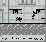 Mickey's Dangerous Chase | Game Boy | gameplay screenshot | region=North America | source-country= | zypher-v2 | moby-3bb801816fd3 | Data by MobyGames.com