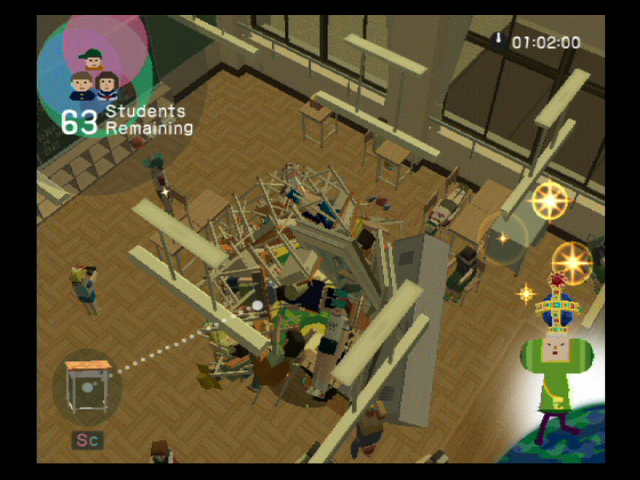 We ♥ Katamari | PlayStation 2 | gameplay screenshot | Region: North America | source-country= | Data by MobyGames.com