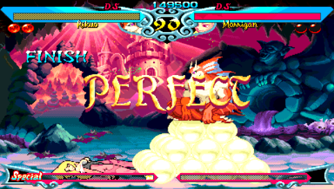 Darkstalkers Chronicle: The Chaos Tower | PSP | gameplay screenshot | Data by MobyGames.com