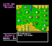 
Genghis Khan | NES | gameplay screenshot | Data by MobyGames.com