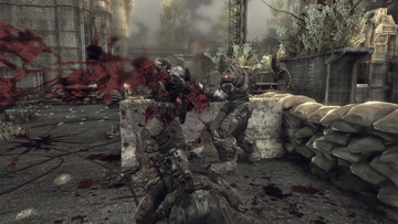 Gears of War 2 | Xbox 360 | gameplay screenshot | region=North America | source-country= | zypher-v2 | moby-19ed5c906c38 | Data by MobyGames.com