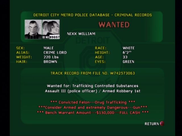 RoboCop | Xbox | gameplay screenshot | region=North America | source-country= | zypher-v2 | moby-5310bd5ed23c | Data by MobyGames.com