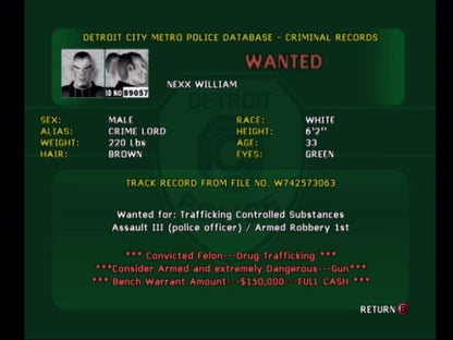 RoboCop | Xbox | gameplay screenshot | region=North America | source-country= | zypher-v2 | moby-5310bd5ed23c | Data by MobyGames.com