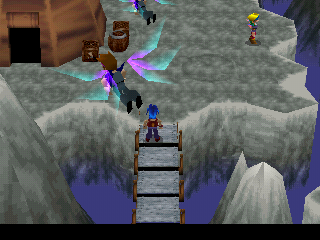 Legend of Legaia | PlayStation | gameplay screenshot | Data by MobyGames.com