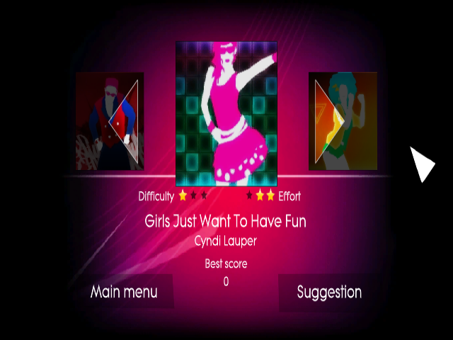 Just Dance | Wii | gameplay screenshot | region=North America | source-country= | zypher-v2 | moby-60559141b5e3 | Data by MobyGames.com
