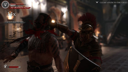 
Ryse: Son of Rome | Xbox One | gameplay screenshot | Region: North America | source-country= | Data by MobyGames.com