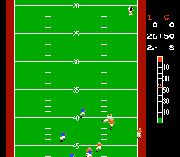
10-Yard Fight | NES | gameplay screenshot | Data by MobyGames.com