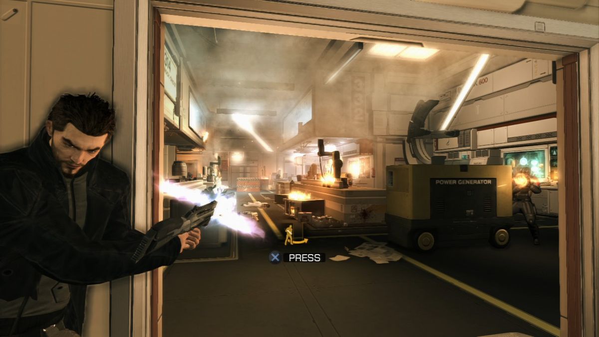 
Deus Ex: Human Revolution | PlayStation 3 | gameplay screenshot | Region: North America | source-country= | Data by MobyGames.com