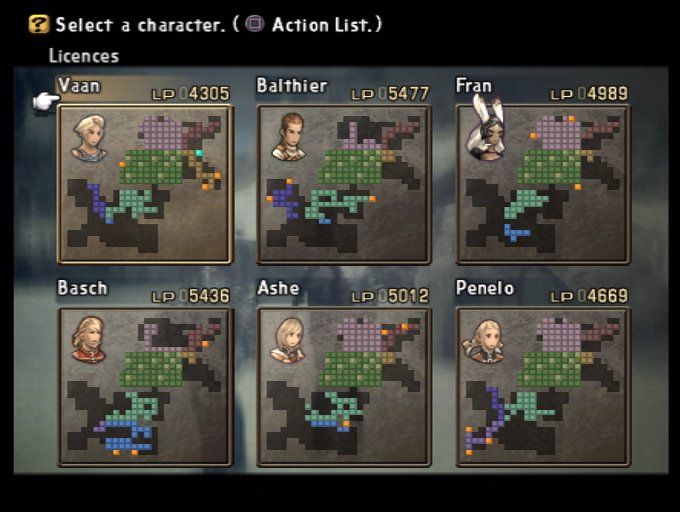 Final Fantasy XII | PlayStation 2 | gameplay screenshot | region=North America | edition=steelbook | source-country= | zypher-v2 | moby-0f365a6528d3 | Data by MobyGames.com