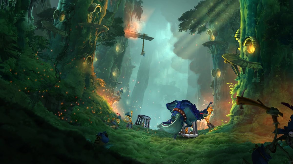 Rayman Legends | PlayStation 4 | gameplay screenshot | Region: North America | source-country= | Data by MobyGames.com