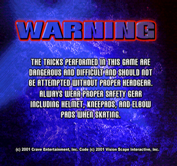 X-Bladez: Inline Skater | PlayStation | gameplay screenshot | region=North America | source-country= | zypher-v2 | moby-085849924762 | Data by MobyGames.com