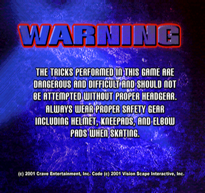 X-Bladez: Inline Skater | PlayStation | gameplay screenshot | region=North America | source-country= | zypher-v2 | moby-085849924762 | Data by MobyGames.com