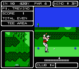 
Lee Trevino's Fighting Golf | NES | gameplay screenshot | Data by MobyGames.com