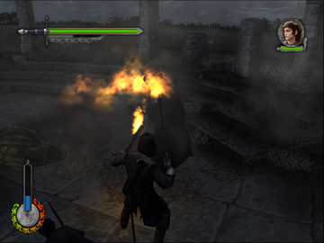 
The Lord of the Rings: The Two Towers | PlayStation 2 | gameplay screenshot | Region: North America | source-country= | Data by MobyGames.com