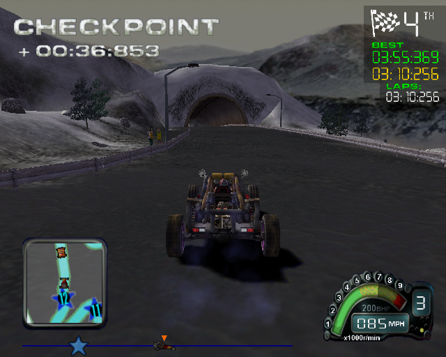 Wild Wild Racing | PlayStation 2 | gameplay screenshot | Region: North America | source-country= | Data by MobyGames.com
