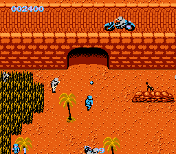 
Commando | NES | gameplay screenshot | Data by MobyGames.com