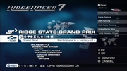 Ridge Racer 7 | PlayStation 3 | gameplay screenshot | region=North America | source-country= | zypher-v2 | moby-198f3c94fd78 | Data by MobyGames.com