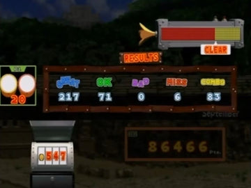 Donkey Konga | GameCube | gameplay screenshot | region=North America | source-country= | zypher-v2 | moby-a7e3ea2620e2 | Data by MobyGames.com