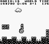 
Super Mario Land | Game Boy | gameplay screenshot | Data by MobyGames.com