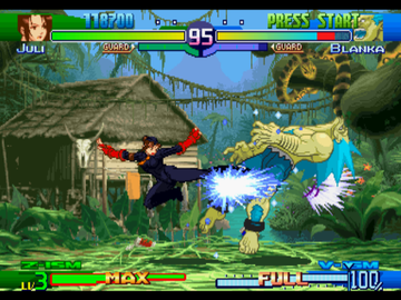 
Street Fighter Alpha 3 | PlayStation | gameplay screenshot | Data by MobyGames.com