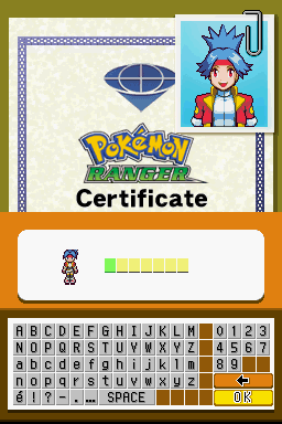 Pokémon Ranger | Nintendo DS | gameplay screenshot | region=North America | source-country= | zypher-v2 | moby-3df3e4bc662a | Data by MobyGames.com