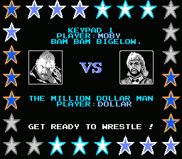 
WWF WrestleMania | NES | gameplay screenshot | Data by MobyGames.com