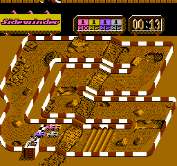 
Ivan 'Ironman' Stewart's Super Off Road | NES | gameplay screenshot | Data by MobyGames.com