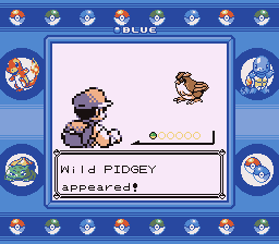 Pokémon Blue Version | Game Boy | gameplay screenshot | region=North America | source-country= | zypher-v2 | moby-73ba978fa4c8 | Data by MobyGames.com