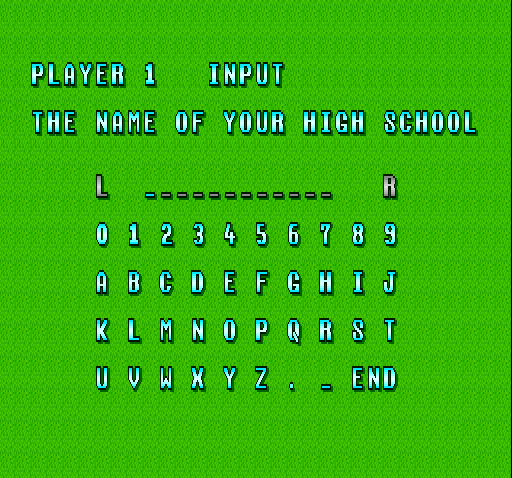 Super Play Action Football | SNES | gameplay screenshot | region=North America | source-country= | zypher-v2 | moby-9cd57440d16c | Data by MobyGames.com