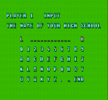 Super Play Action Football | SNES | gameplay screenshot | region=North America | source-country= | zypher-v2 | moby-9cd57440d16c | Data by MobyGames.com
