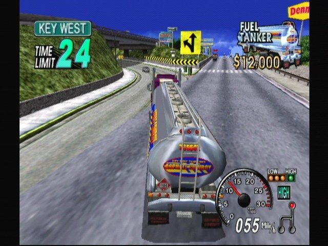
Eighteen Wheeler: American Pro Trucker | GameCube | gameplay screenshot | Data by MobyGames.com