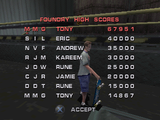 
Tony Hawk's Pro Skater 3 | PlayStation | gameplay screenshot | Data by MobyGames.com