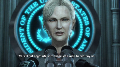 Vanquish | PlayStation 3 | gameplay screenshot | region=North America | source-country= | zypher-v2 | moby-9b57fd61f076 | Data by MobyGames.com