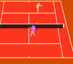 
Racket Attack | NES | gameplay screenshot | Data by MobyGames.com