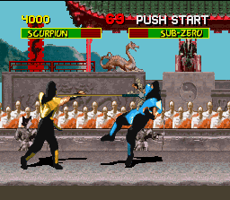 
Mortal Kombat | SNES | gameplay screenshot | Data by MobyGames.com