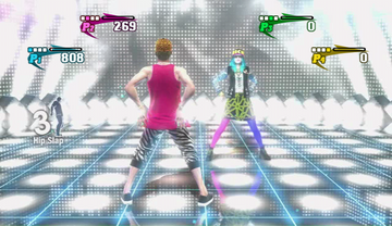 The Hip Hop Dance Experience | Wii | gameplay screenshot | region=North America | source-country= | zypher-v2 | moby-d1e132602201 | Data by MobyGames.com
