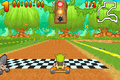 
Shrek: Swamp Kart Speedway | Game Boy Advance | gameplay screenshot | Data by MobyGames.com