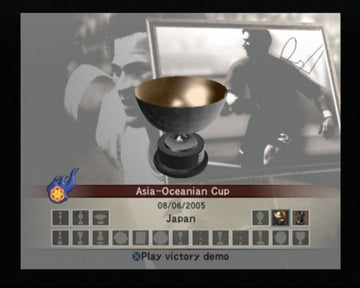 
World Soccer: Winning Eleven 8 International | PlayStation 2 | gameplay screenshot | Data by MobyGames.com
