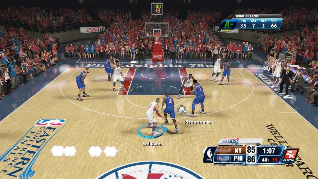 NBA 2K14 | PlayStation 4 | gameplay screenshot | Data by MobyGames.com