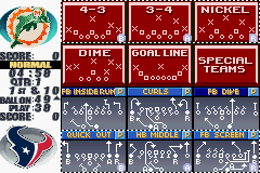 Madden NFL 2004 | Game Boy Advance | gameplay screenshot | region=North America | source-country= | zypher-v2 | moby-00fc1a3ef542 | Data by MobyGames.com