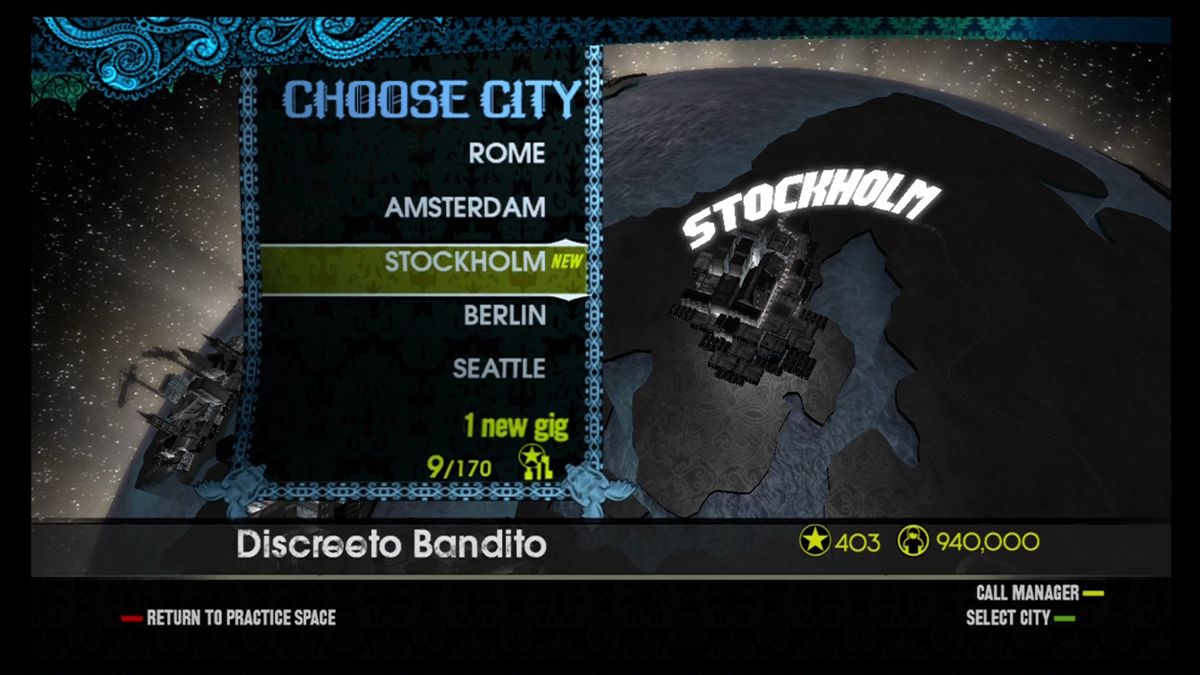 Rock Band 2 | Xbox 360 | gameplay screenshot | Data by MobyGames.com