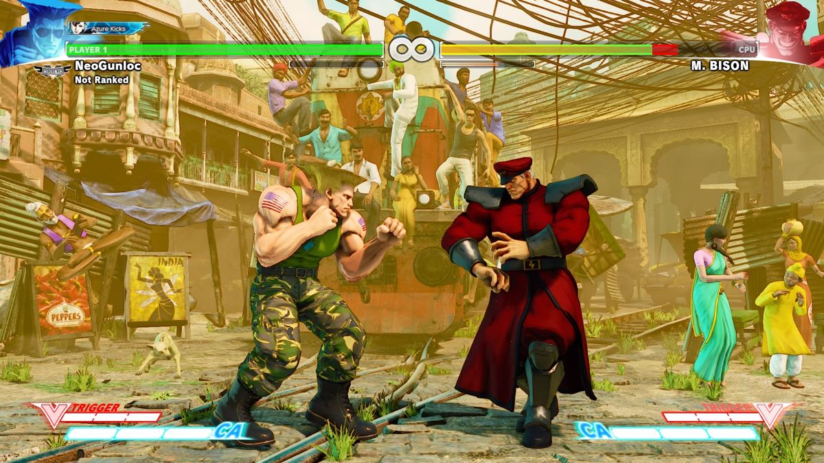 
Street Fighter V | PlayStation 4 | gameplay screenshot | Data by MobyGames.com