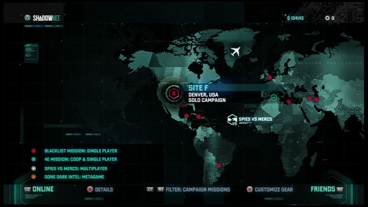 Tom Clancy's Splinter Cell: Blacklist | PlayStation 3 | gameplay screenshot | region=North America | source-country= | zypher-v2 | moby-3a97699453fd | Data by MobyGames.com
