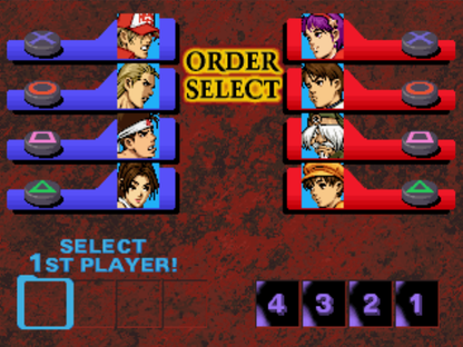 
The King of Fighters '99: Millennium Battle | PlayStation | gameplay screenshot | Data by MobyGames.com