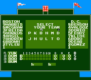 
Bases Loaded | NES | gameplay screenshot | Data by MobyGames.com