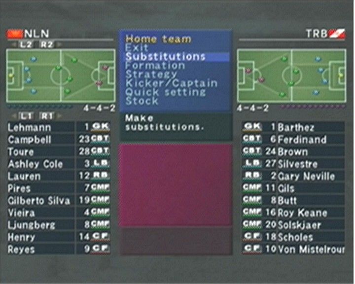 World Soccer: Winning Eleven 7 International | PlayStation 2 | gameplay screenshot | Region: Japan | source-country= | Data by MobyGames.com