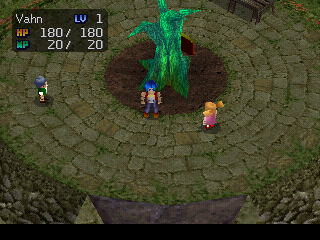 Legend of Legaia | PlayStation | gameplay screenshot | Data by MobyGames.com