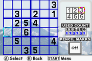 
Sudoku Fever | Game Boy Advance | gameplay screenshot | Data by MobyGames.com